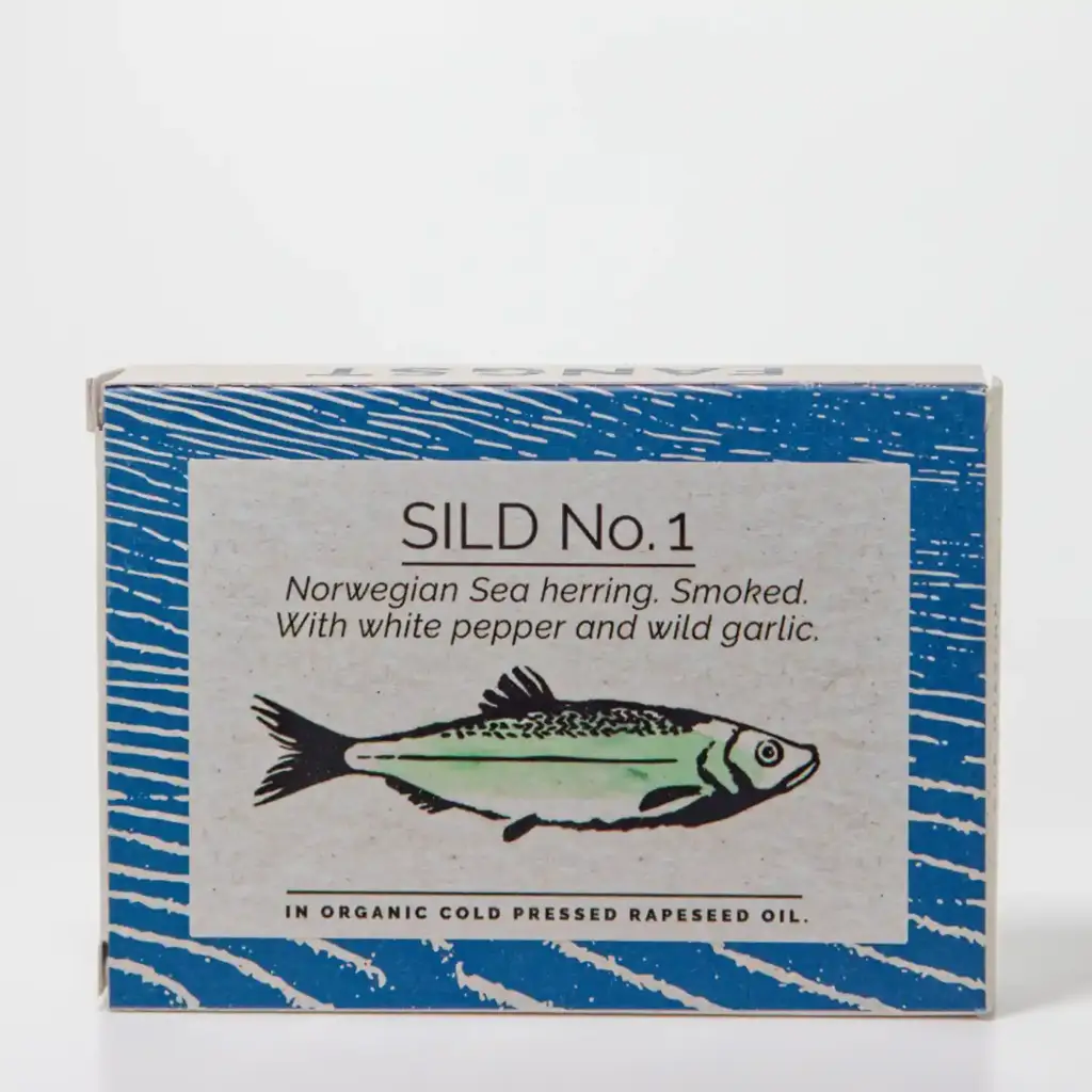 Gerookte haring met witte peper en daslook