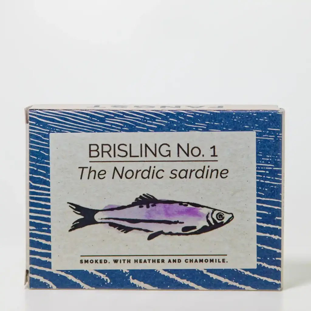 Baltische sprot met heide en kamille