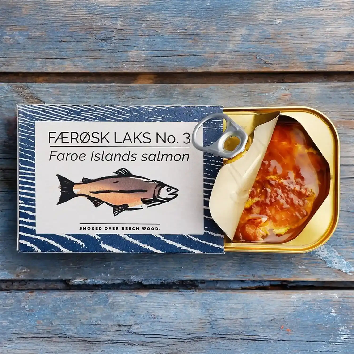 Op beuk gerookte zalm uit de Faeröer - afbeelding 3