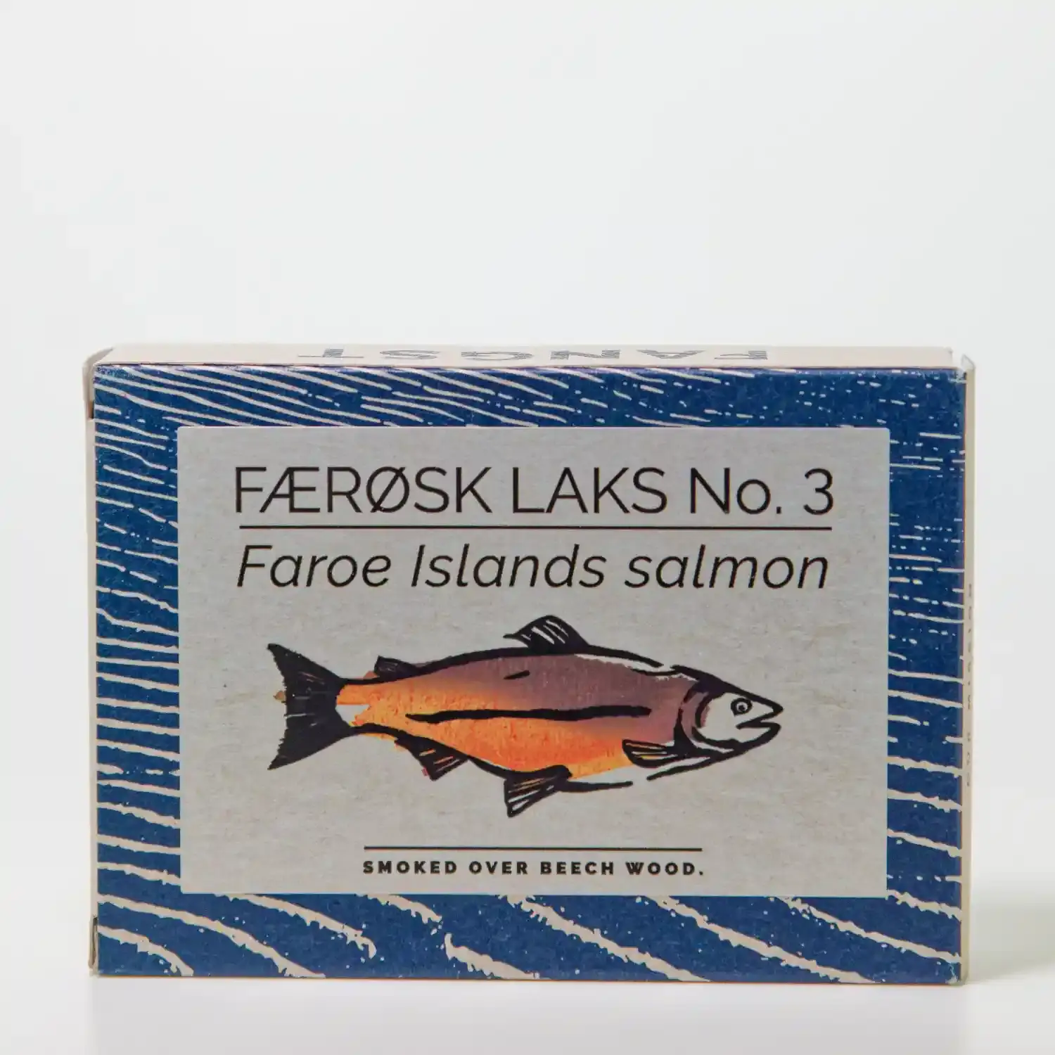 Op beuk gerookte zalm uit de Faeröer