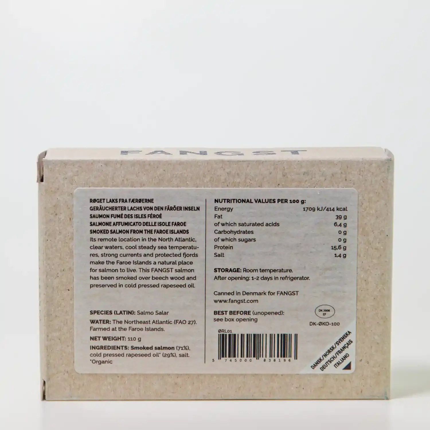 Op beuk gerookte zalm uit de Faeröer - afbeelding 2