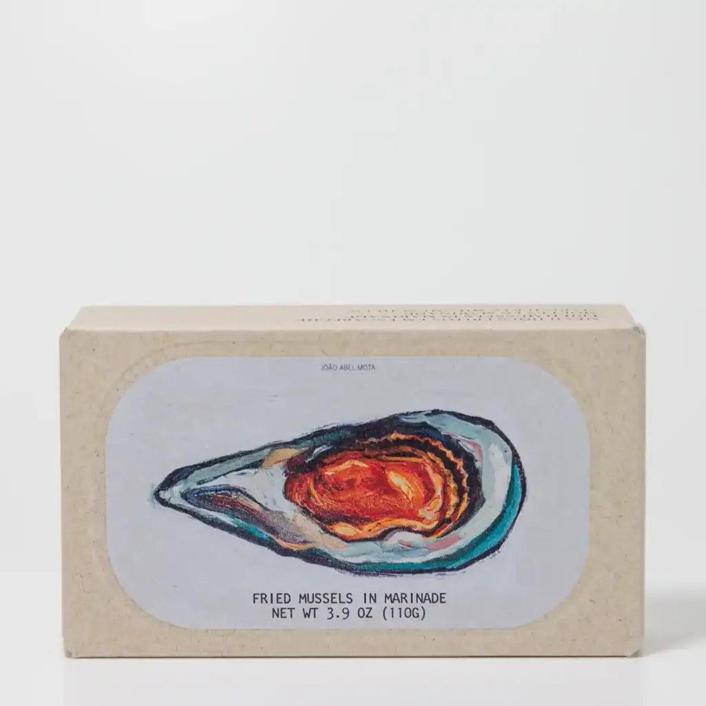 Gebakken mosselen in marinade