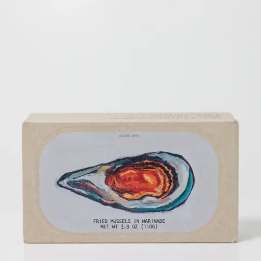 Gebakken mosselen in marinade