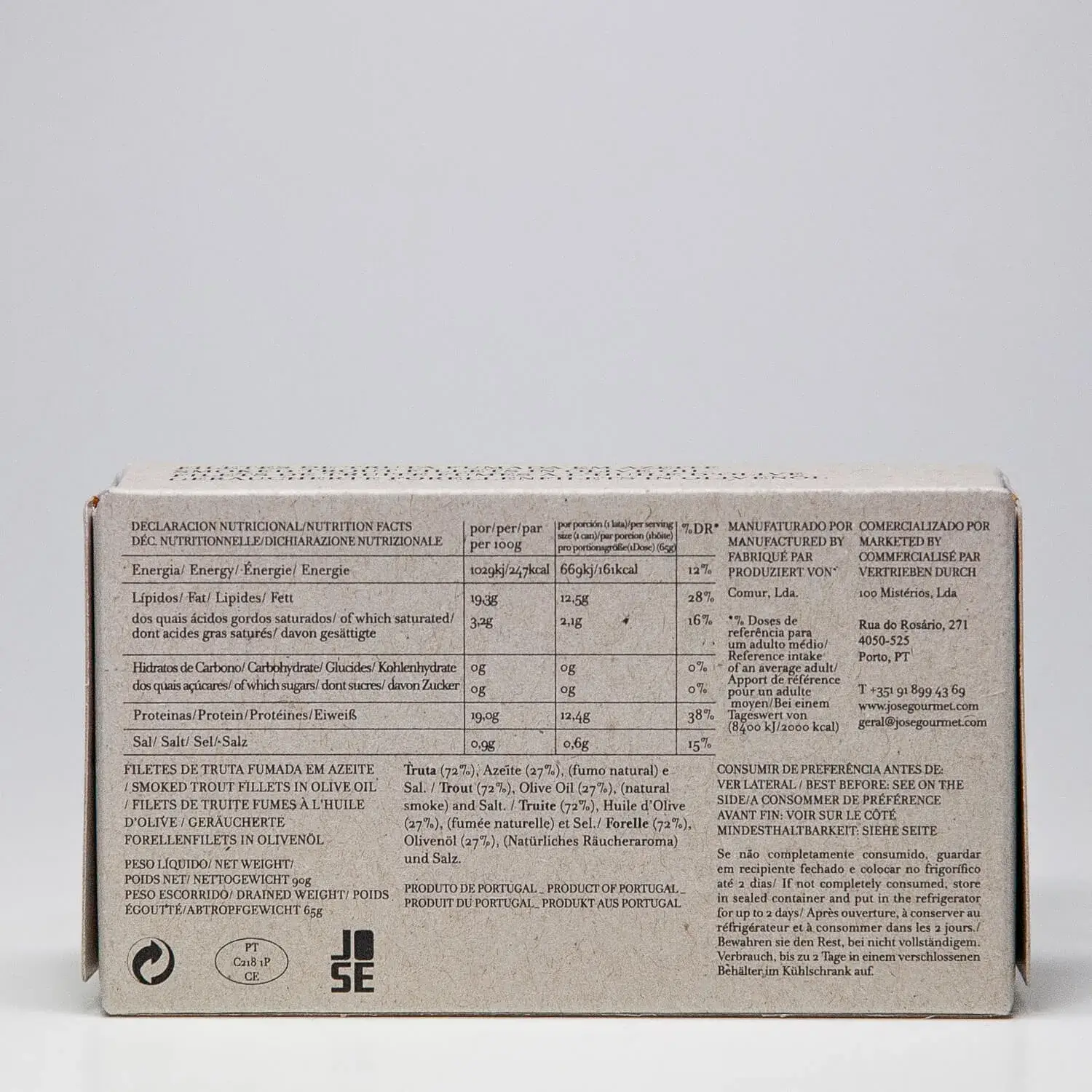 Gerookte forelfilets in olijfolie - afbeelding 2