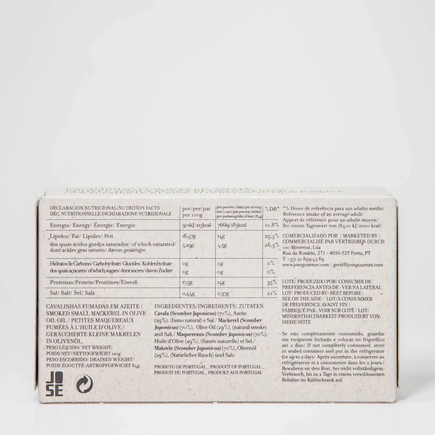 Gerookte makreel in olijfolie - afbeelding 2