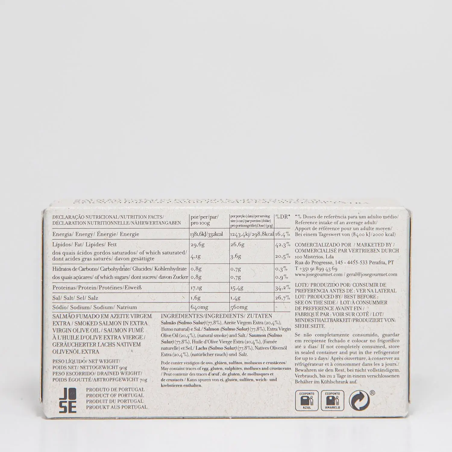 Gerookte zalm in extra vierge olijfolie - afbeelding 2