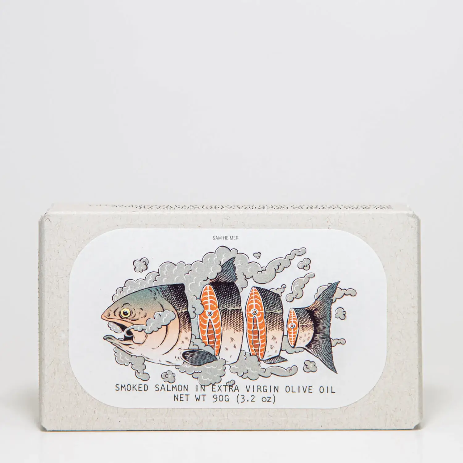 Gerookte zalm in extra vierge olijfolie