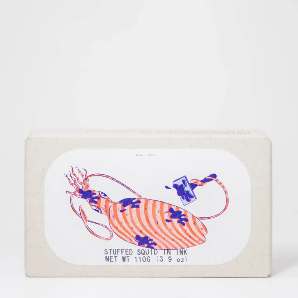 Gevulde inktvis in eigen inkt