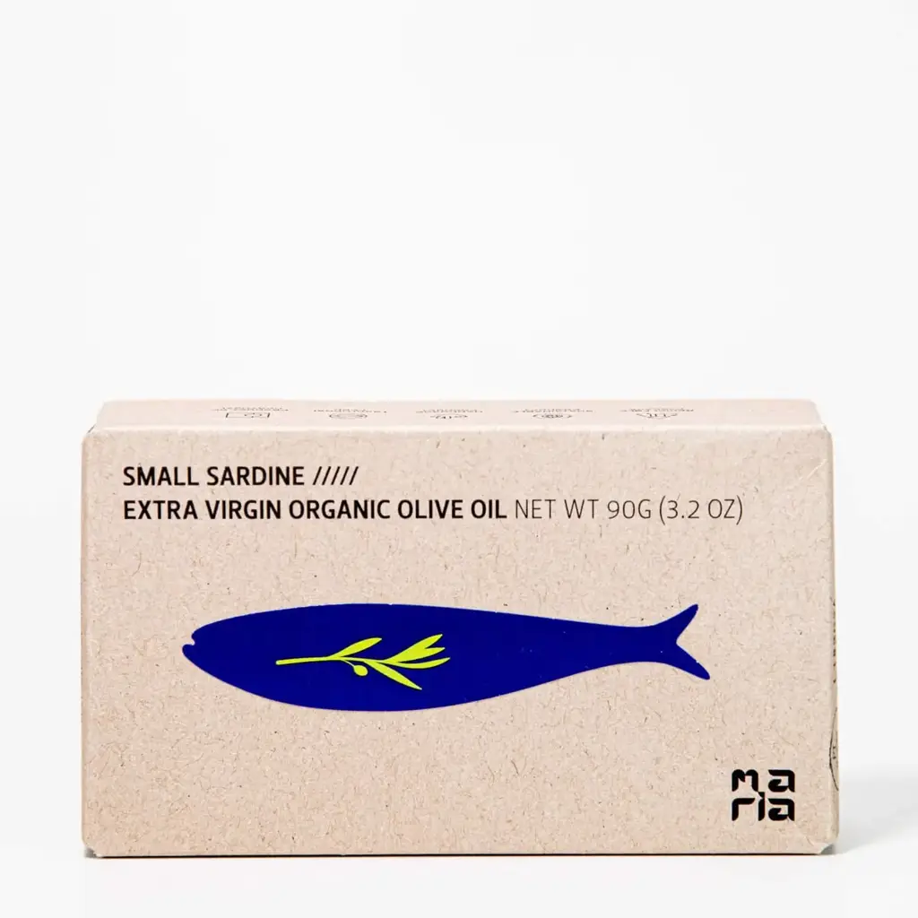 Sardientjes in biologische extra vierge olijfolie