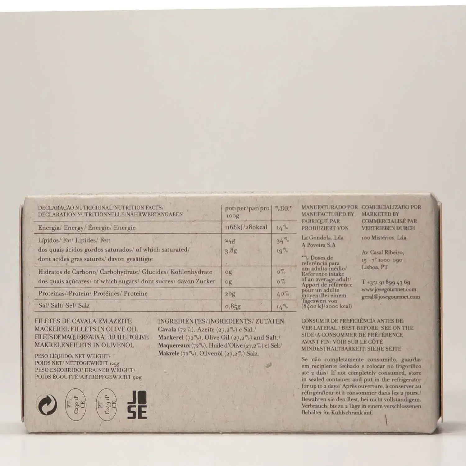 Makreelfilets in olijfolie - afbeelding 2