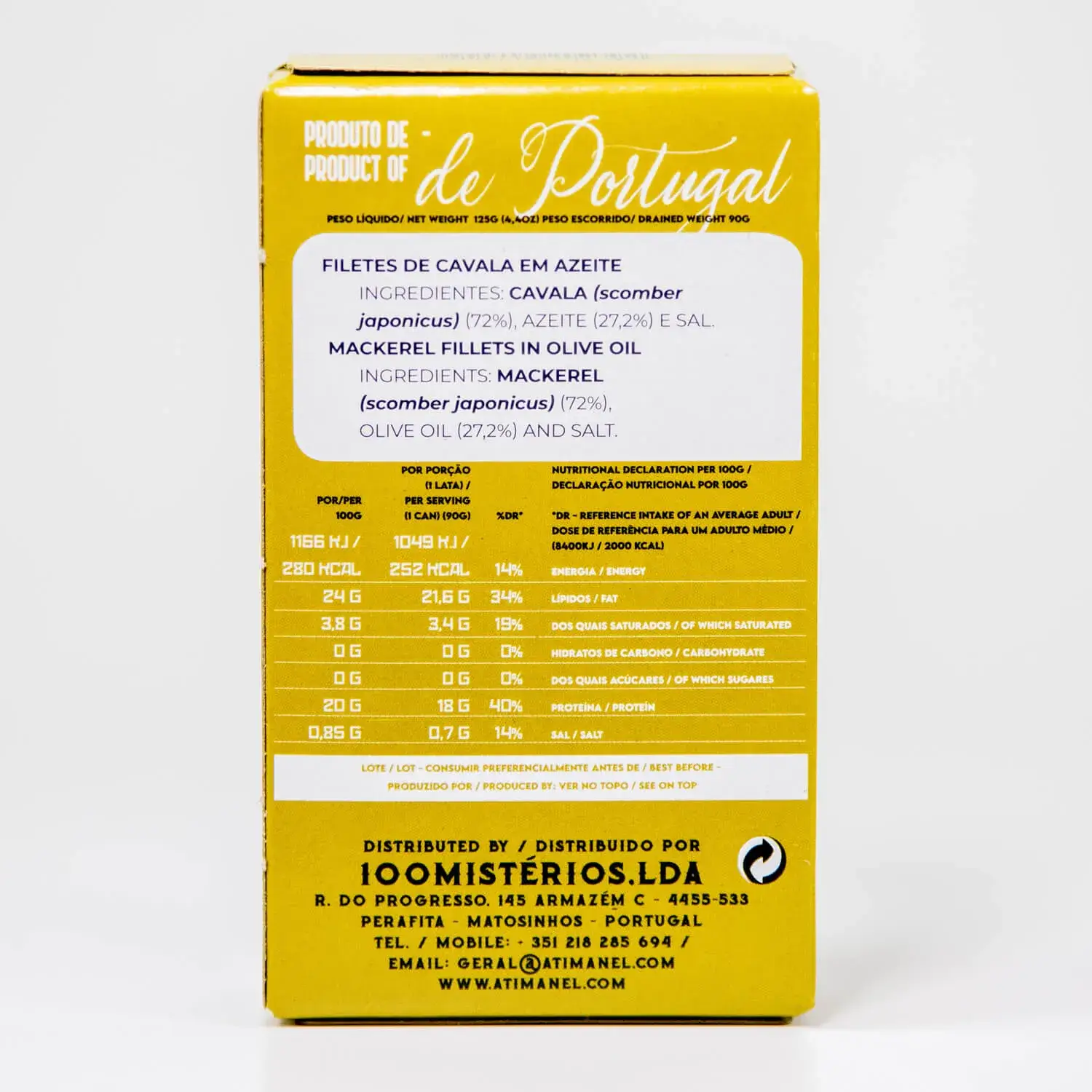 Makreelfilets in olijfolie - afbeelding 2