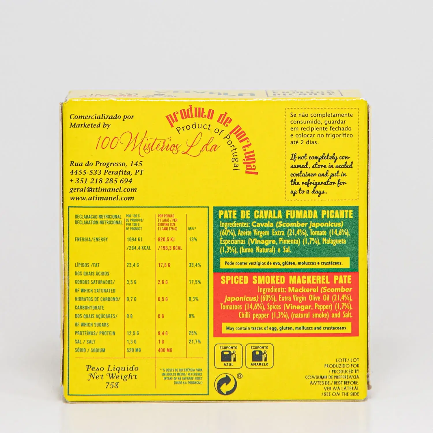 Paté van pikante gerookte makreel - afbeelding 2