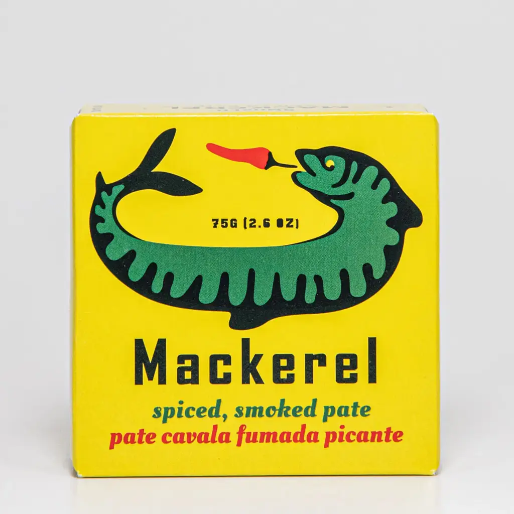 Paté van pikante gerookte makreel