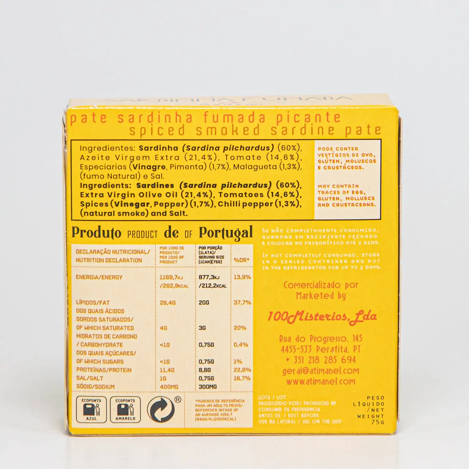 Paté van pikante gerookte sardines - afbeelding 2