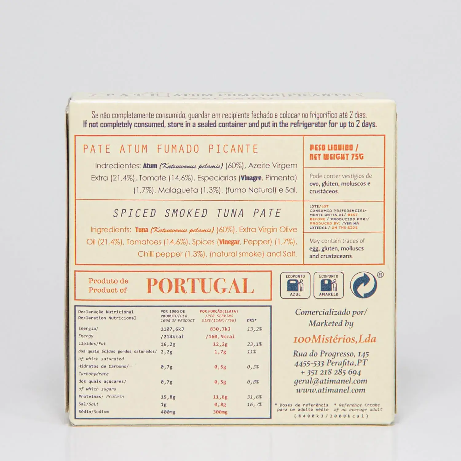 Paté van pikante gerookte tonijn - afbeelding 2