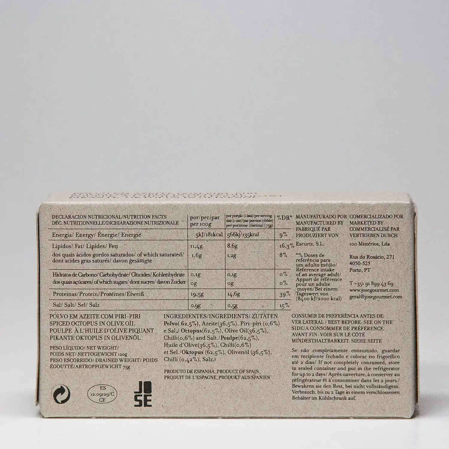 Pikante octopus in olijfolie - afbeelding 2