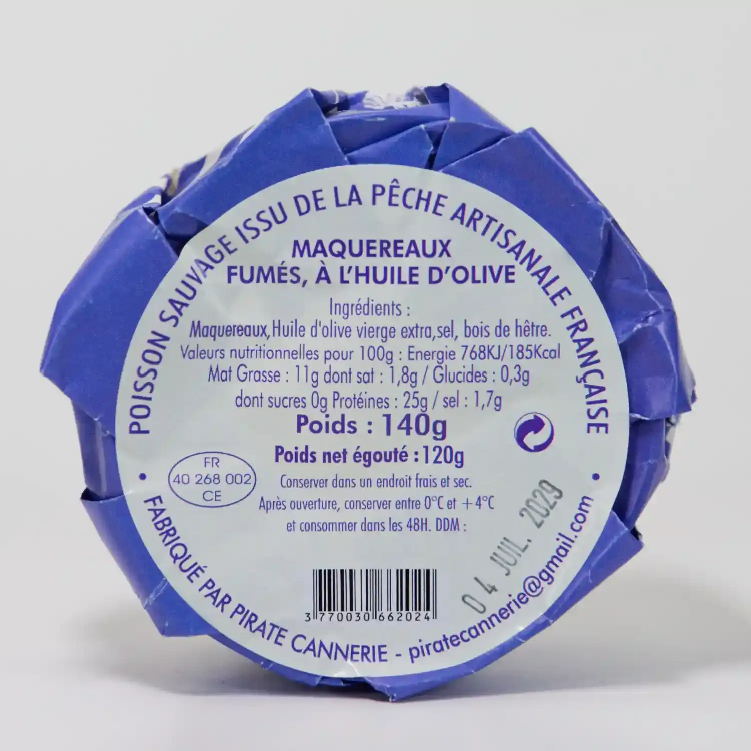 Gerookte makreel in olijfolie - afbeelding 2