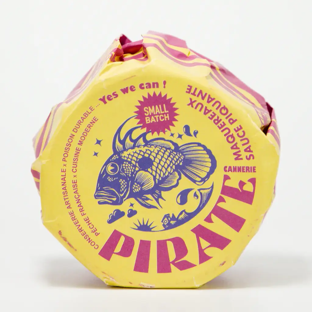 Pirate Cannerie makreel in pikante saus – voorkant