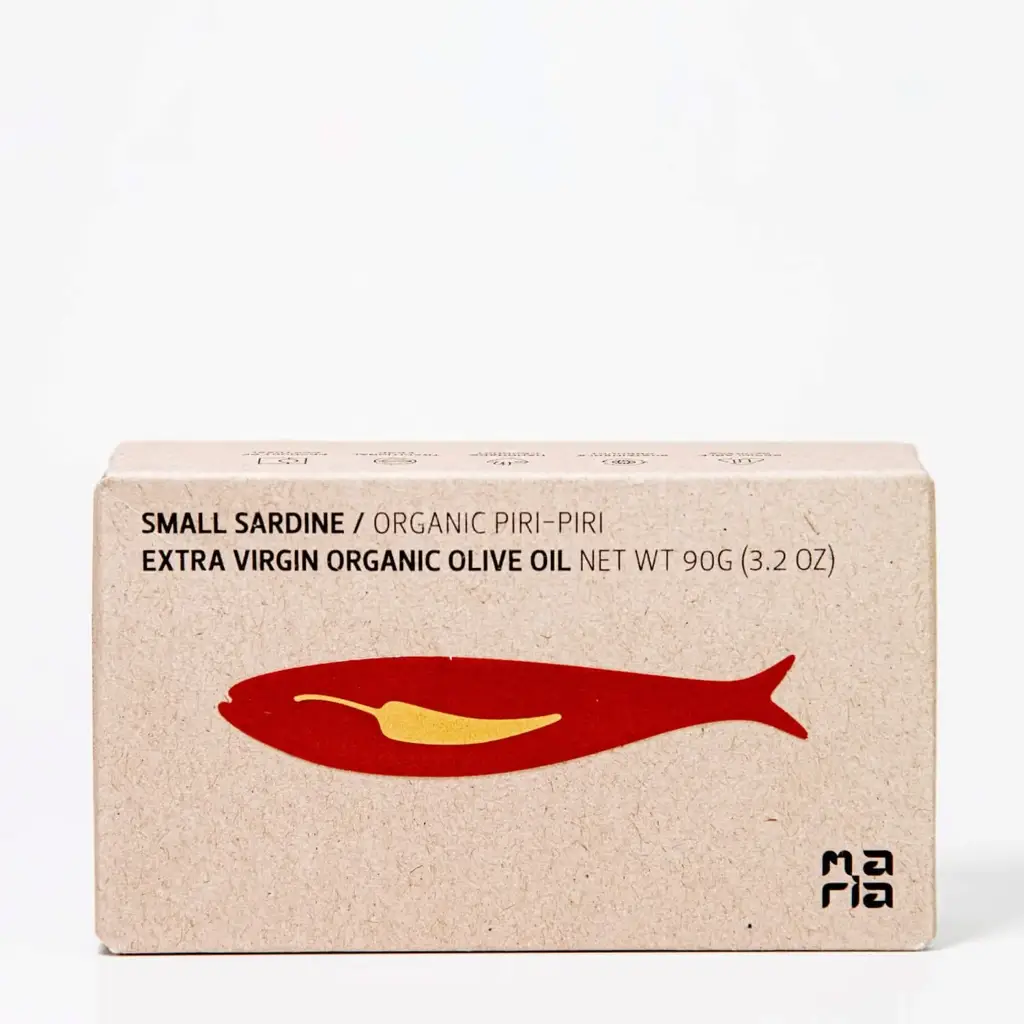 Pikante sardientjes in biologische extra vierge olijfolie