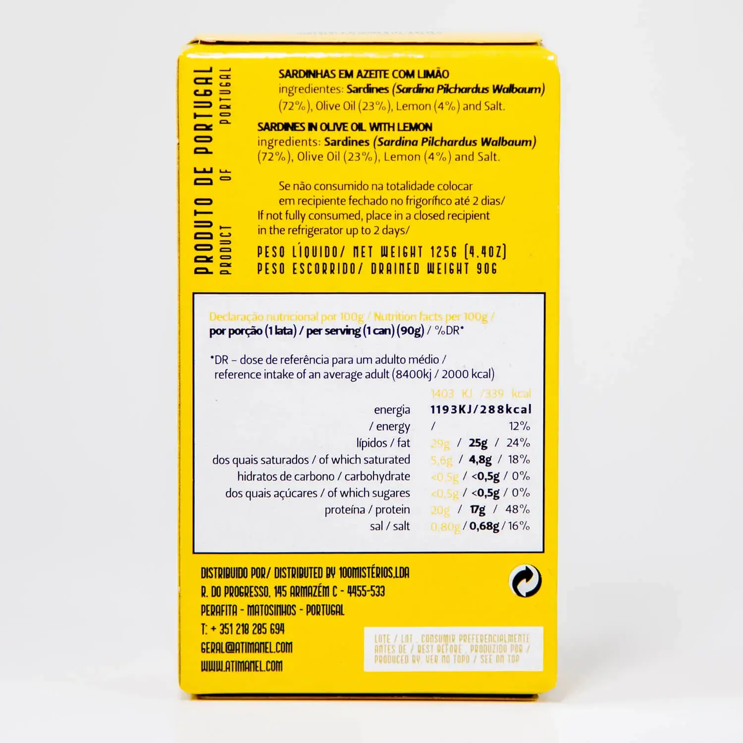 Sardines in olijfolie met citroen - afbeelding 2