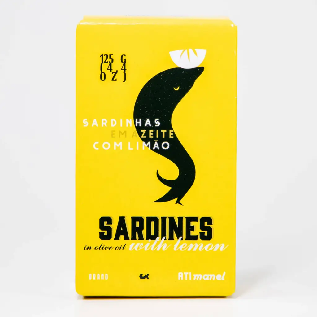 Sardines in olijfolie met citroen