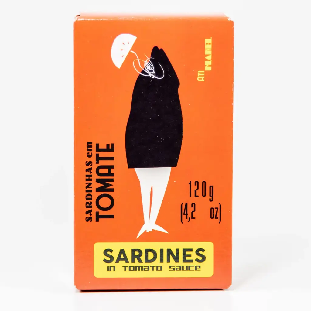 ATI Manel sardines in tomatensaus – voorkant