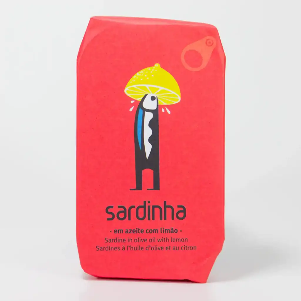 Sardines in olijfolie met citroen