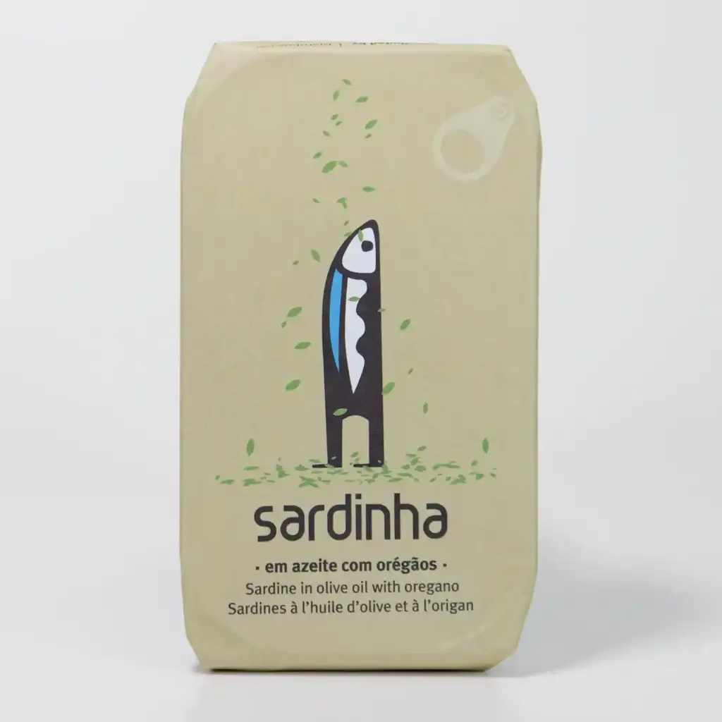 Sardines in olijfolie met oregano