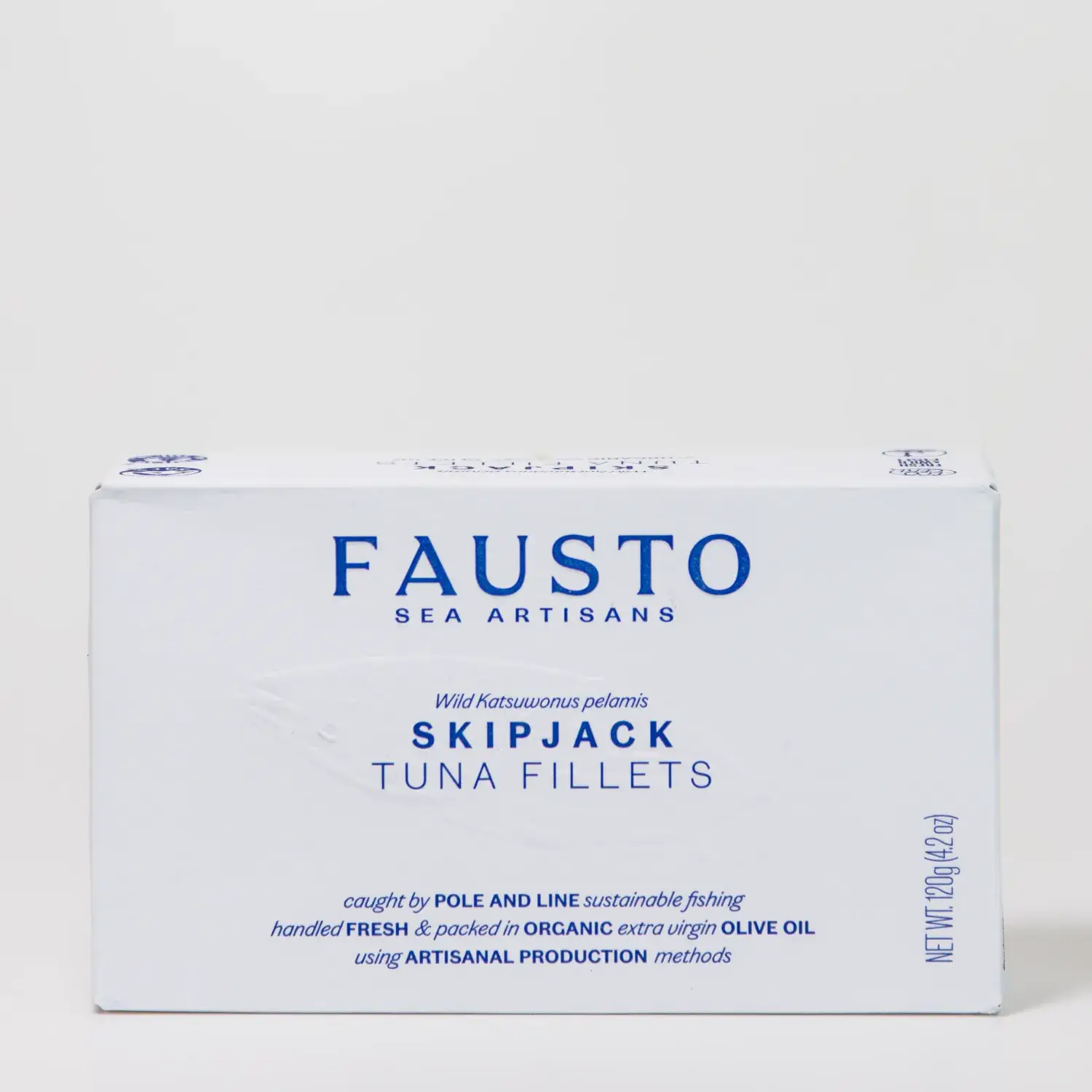 Skipjack tonijnfilets in biologische extra vierge olijfolie