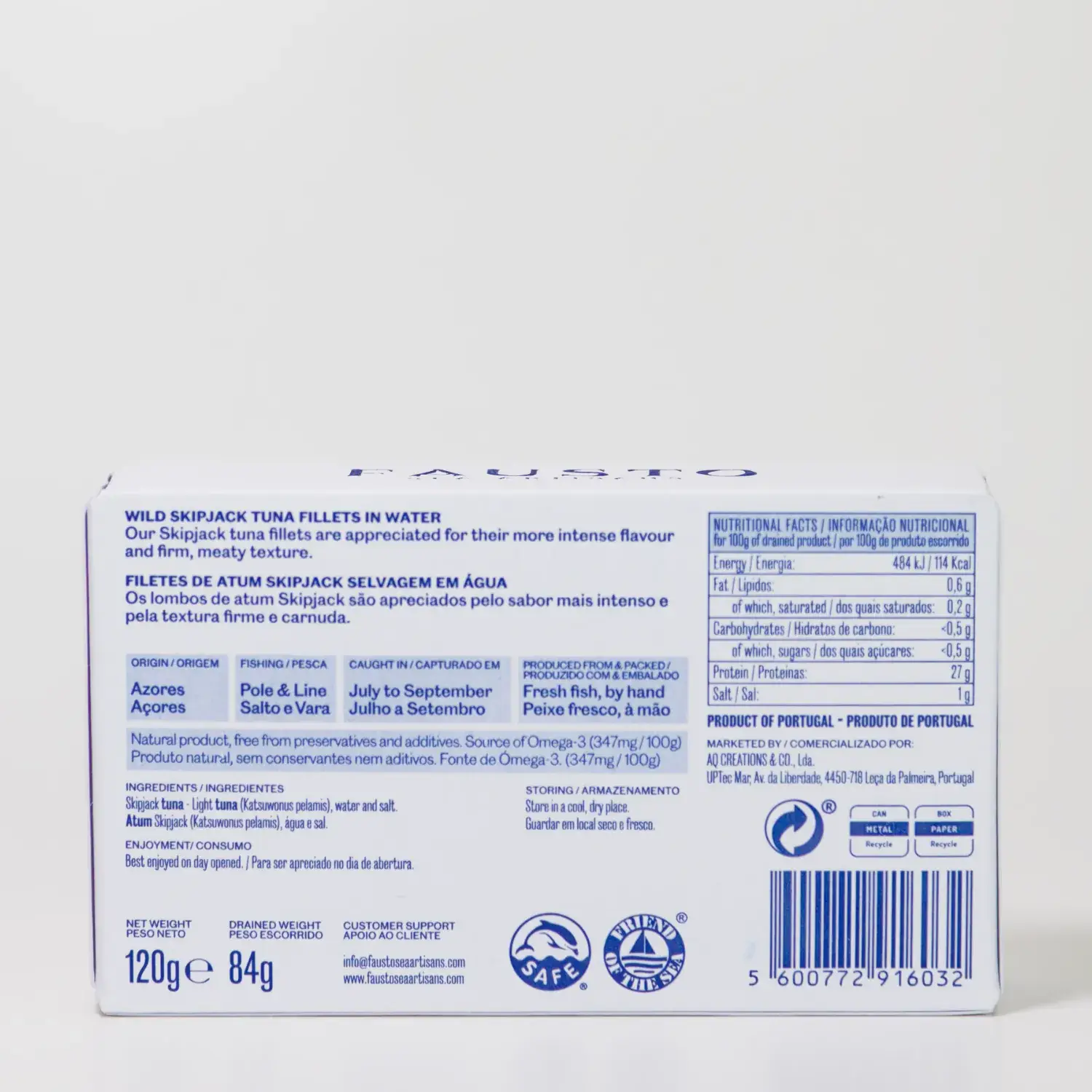 Skipjack tonijnfilets in zeewater - afbeelding 2