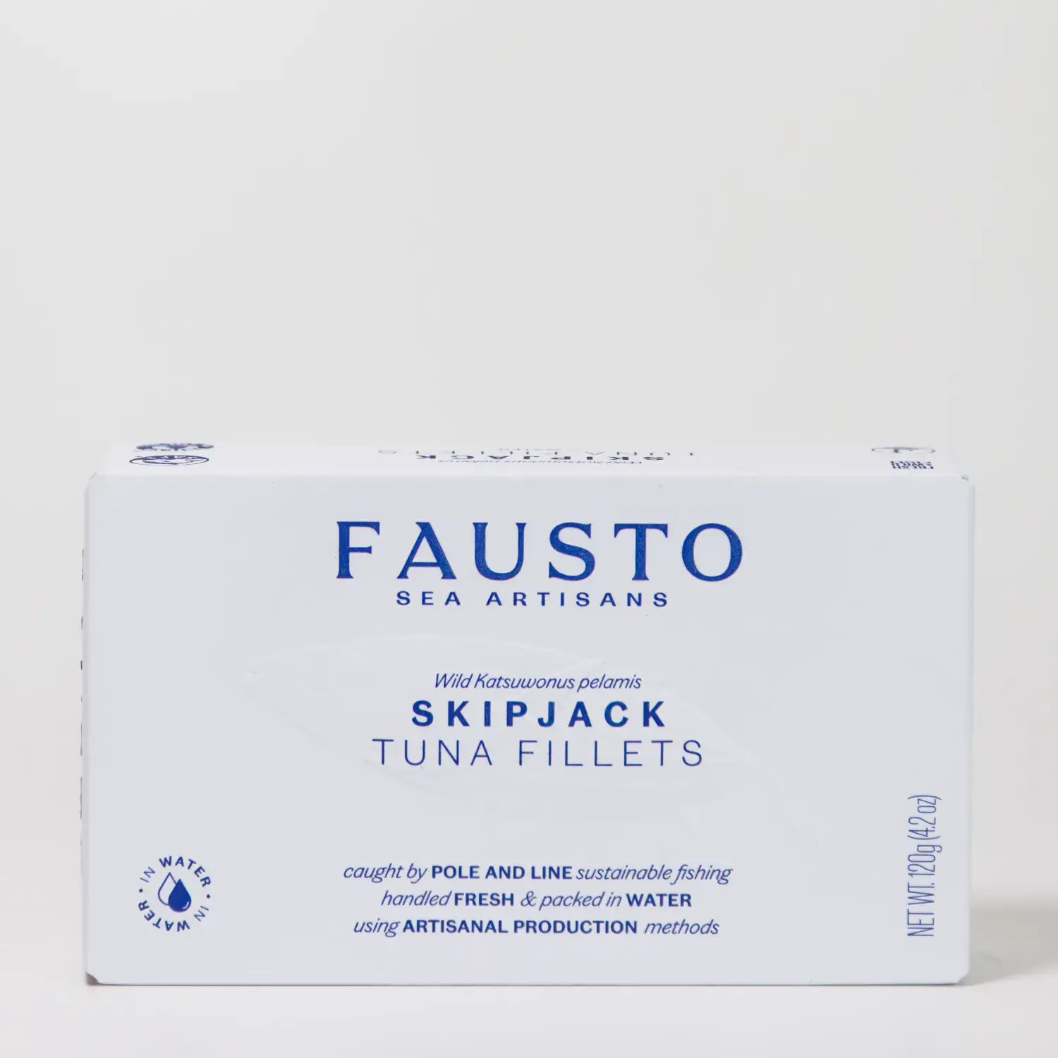 Skipjack tonijnfilets in zeewater