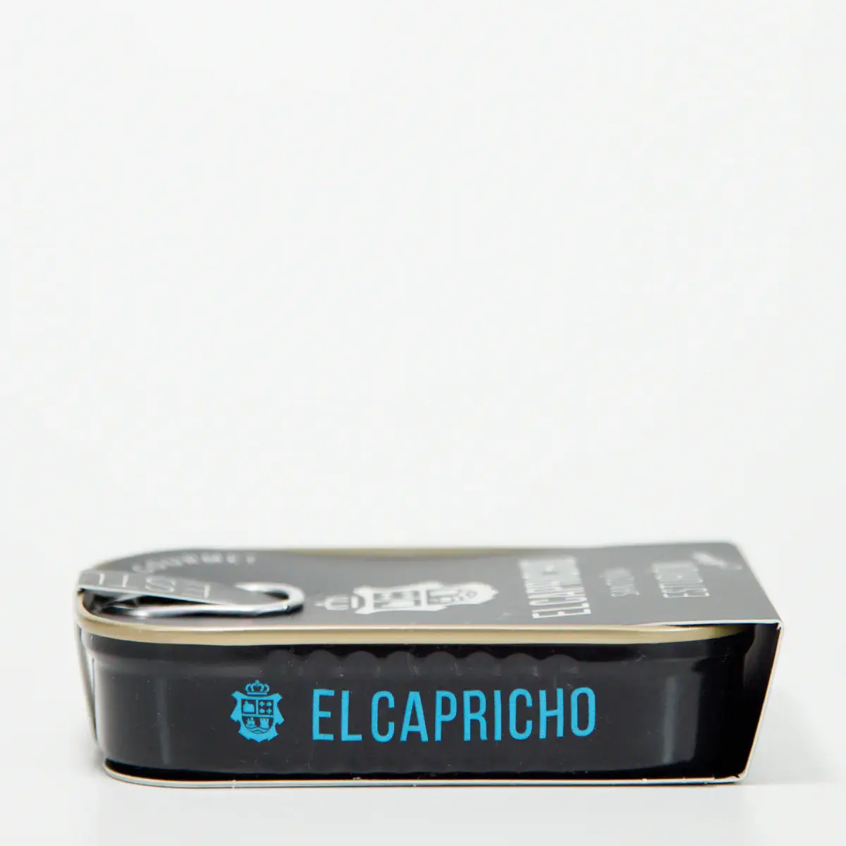 El Capricho steur in extra vierge olijfolie 110g – blik in zijaanzicht