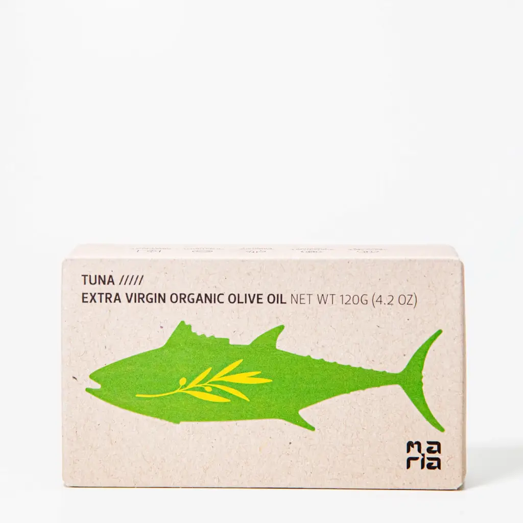 Tonijn in biologische extra vierge olijfolie