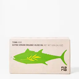 Tonijn in biologische extra vierge olijfolie