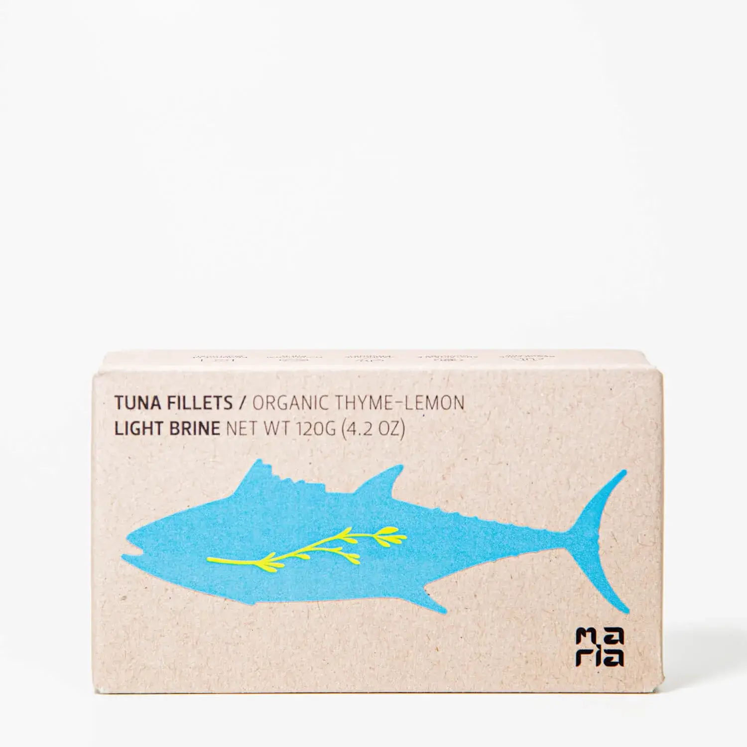 Tonijnfilets in pekel en biologische tijm-citroen